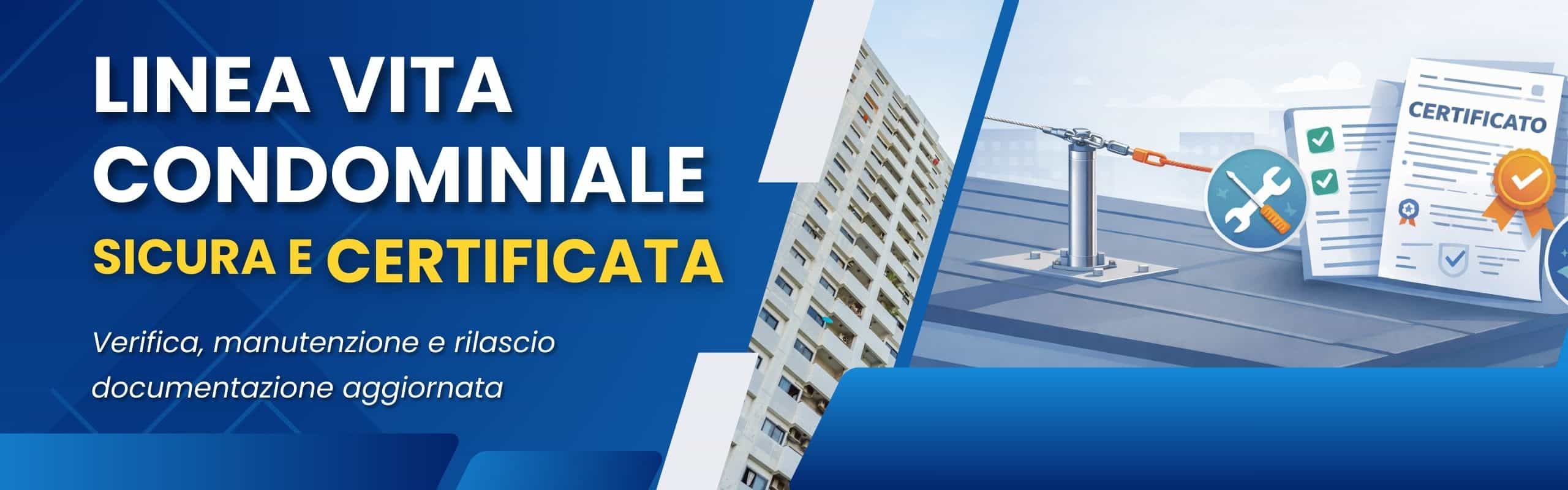 METTI A NORMA LA LINEA VITA (1) Verifica subito la sicurezza della linea vita